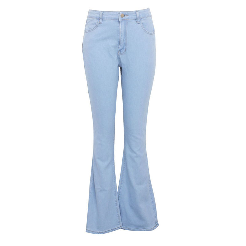 Kleur Vervaag Bewijs Goede kwaliteit patchwork hip ster jeans steken stretch flared broek vrouwen jeans lang