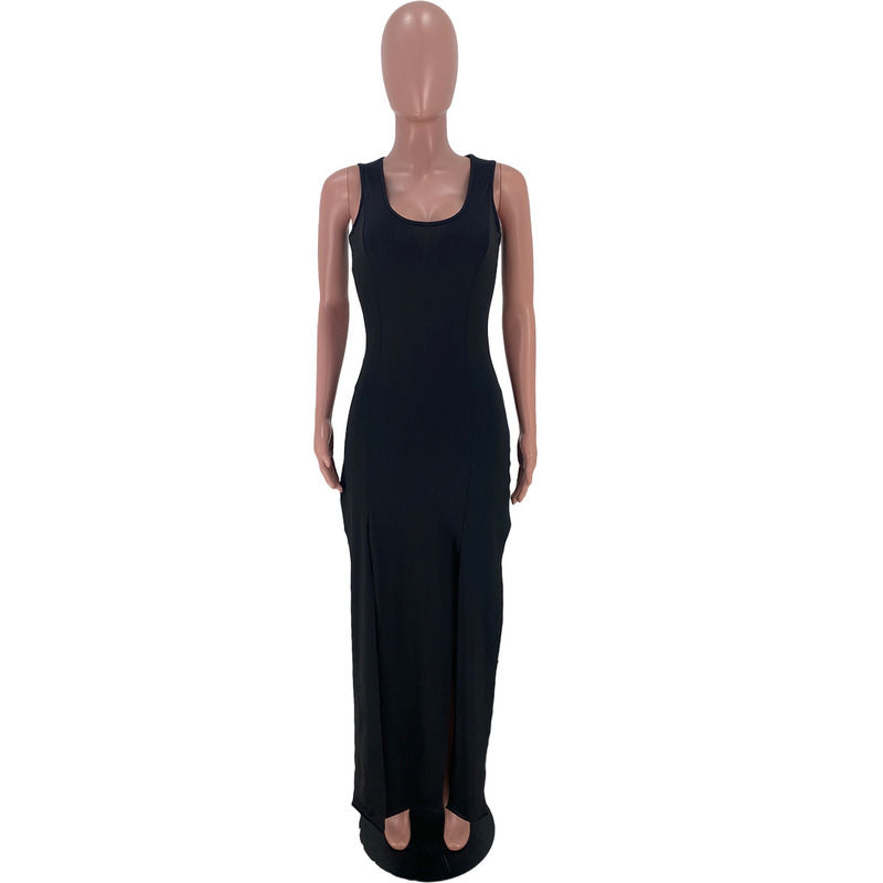 2021 NEW Anti-Static Two Piece Set Elastische Split Tank Kleding Zomer Kleding Kortbroek Armsloze Casual Kleding